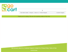 Tablet Screenshot of gocart.com